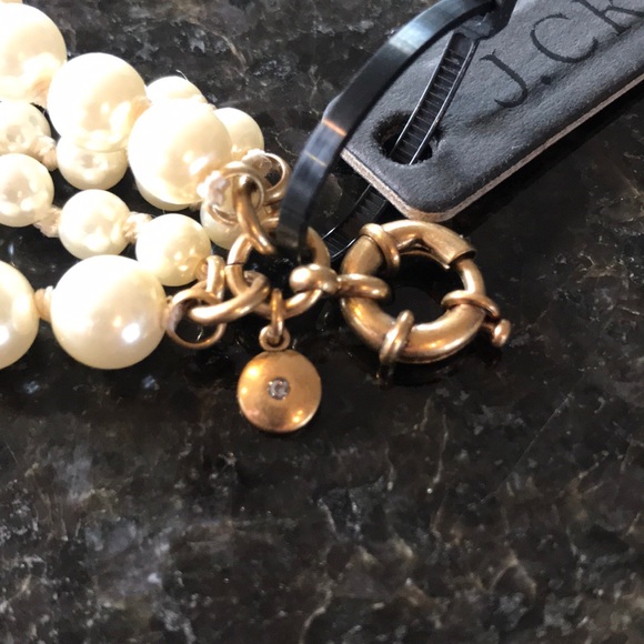 New J.Crew Pearl Twisted Hammock Necklace - Picture 12 of 15